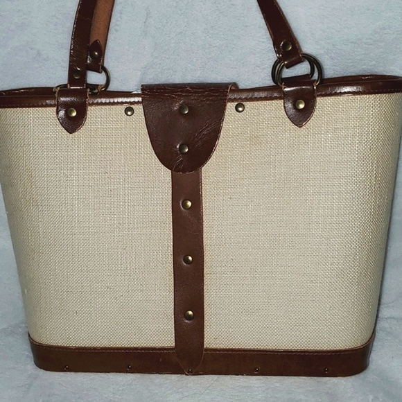 Vtg Collins of Texas Treasured Thoughts Classic Jeweled Tote Bag - Picture 4 of 16